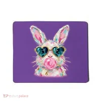 Cute Pop Art Bubblegum Easter Bunny Mousepad thumb 0