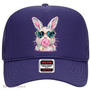 Cute Pop Art Bubblegum Easter Bunny Hat