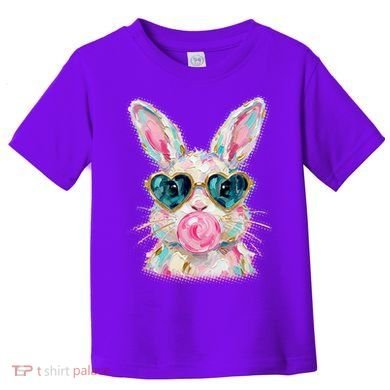 Cute Pop Art Bubblegum Easter Bunny Toddler T-Shirt