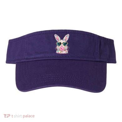 Cute Pop Art Bubblegum Easter Bunny Visor