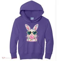 Cute Pop Art Bubblegum Easter Bunny Kids Hoodie thumb 0