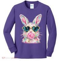 Cute Pop Art Bubblegum Easter Bunny Kids Long Sleeve Shirt thumb 0