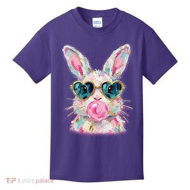 Cute Pop Art Bubblegum Easter Bunny Kids T-Shirt
