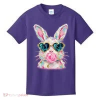 Cute Pop Art Bubblegum Easter Bunny Kids T-Shirt thumb 0