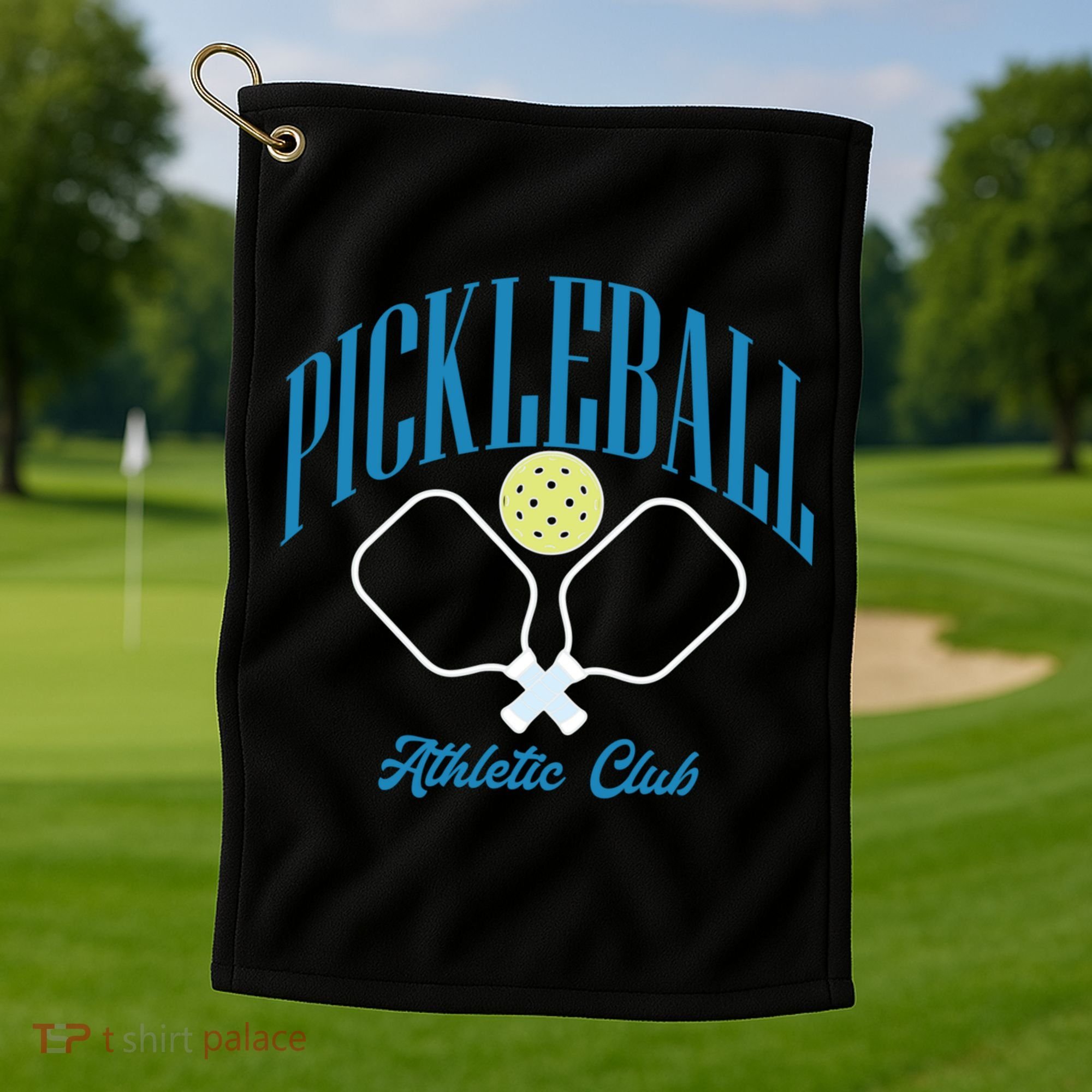 Cute Pickleball Athletic Club Cute Gift Golf Towel