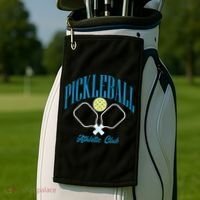 Cute Pickleball Athletic Club Cute Gift Golf Towel thumb 2