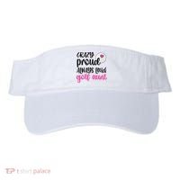 Crazy Proud Always Loud Golf Aunt Of A Golfer Gift Visor thumb 0