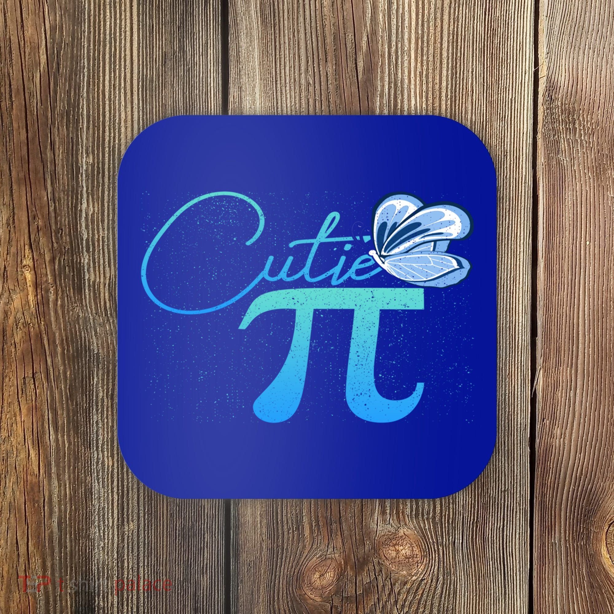 Cute Pie And Pi Day Math Lover Gift I National Pi Day Cool Gift Coaster