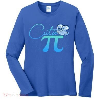 Cute Pie And Pi Day Math Lover Gift I National Pi Day Cool Gift Women's Long Sleeve Shirt