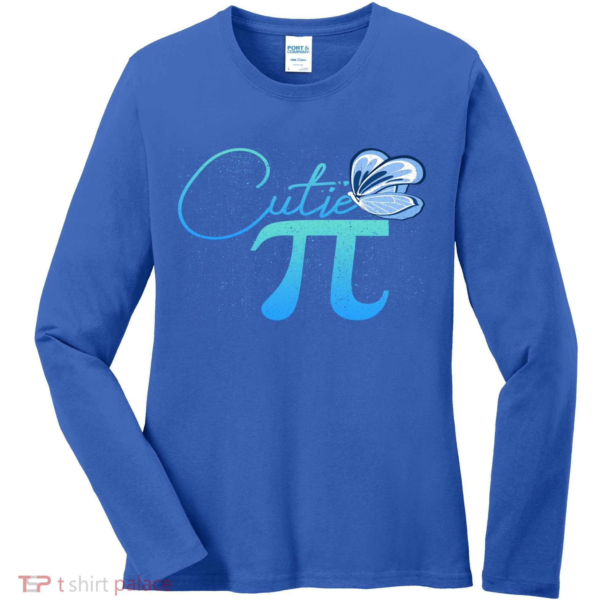 Cute Pie And Pi Day Math Lover Gift I National Pi Day Cool Gift Women's Long Sleeve Shirt