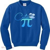 Cute Pie And Pi Day Math Lover Gift I National Pi Day Cool Gift Kids Sweatshirt thumb 0