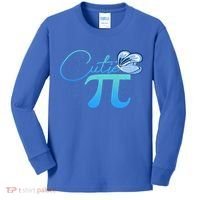 Cute Pie And Pi Day Math Lover Gift I National Pi Day Cool Gift Kids Long Sleeve Shirt thumb 0