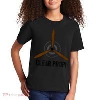 Clear Prop Aviation Airplane Pilot Propeller Kids T-Shirt thumb 2