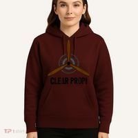 Clear Prop Aviation Airplane Pilot Propeller Hoodie thumb 5