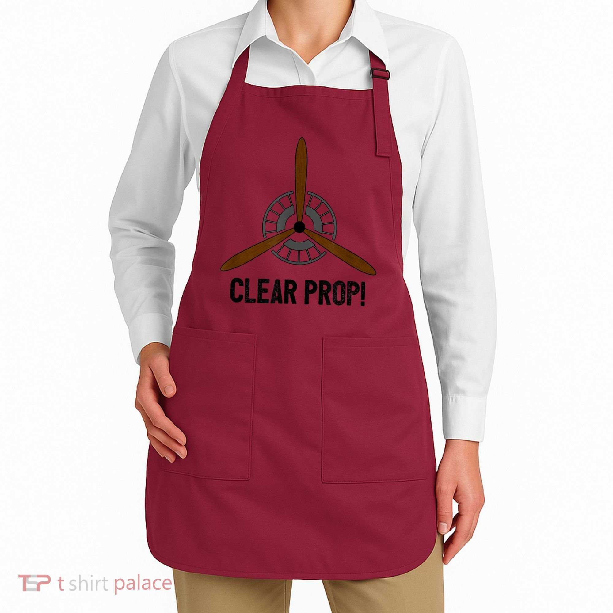 Clear Prop Aviation Airplane Pilot Propeller Apron
