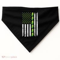 Cool Pickle Art For Gag Dill Pickle Costume USA-Made Doggie Bandana thumb 0