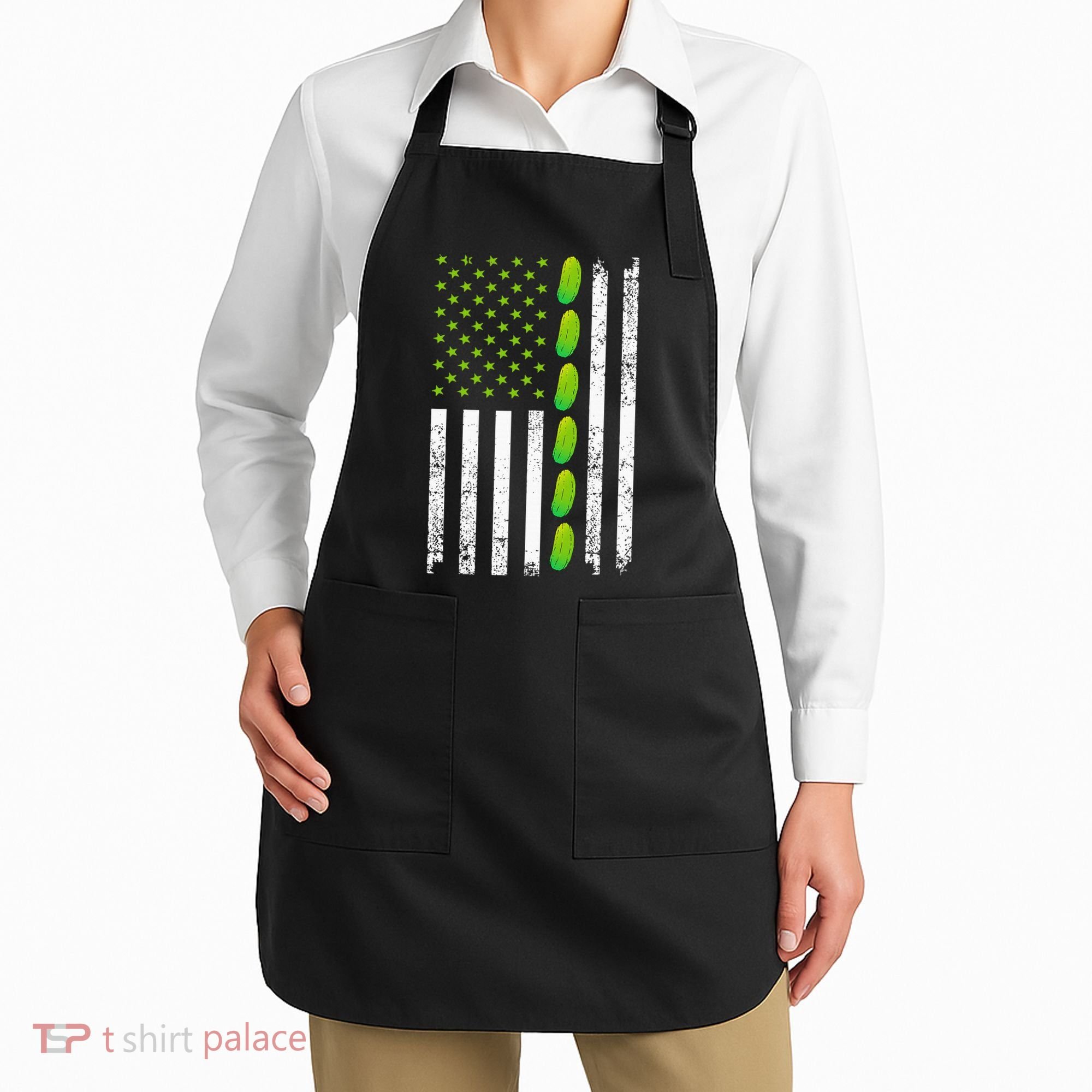Cool Pickle Art For Gag Dill Pickle Costume Apron