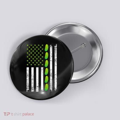 Cool Pickle Art For Gag Dill Pickle Costume Button