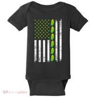 Cool Pickle Art For Gag Dill Pickle Costume Baby Bodysuit thumb 0