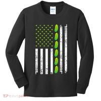 Cool Pickle Art For Gag Dill Pickle Costume Kids Long Sleeve Shirt thumb 0