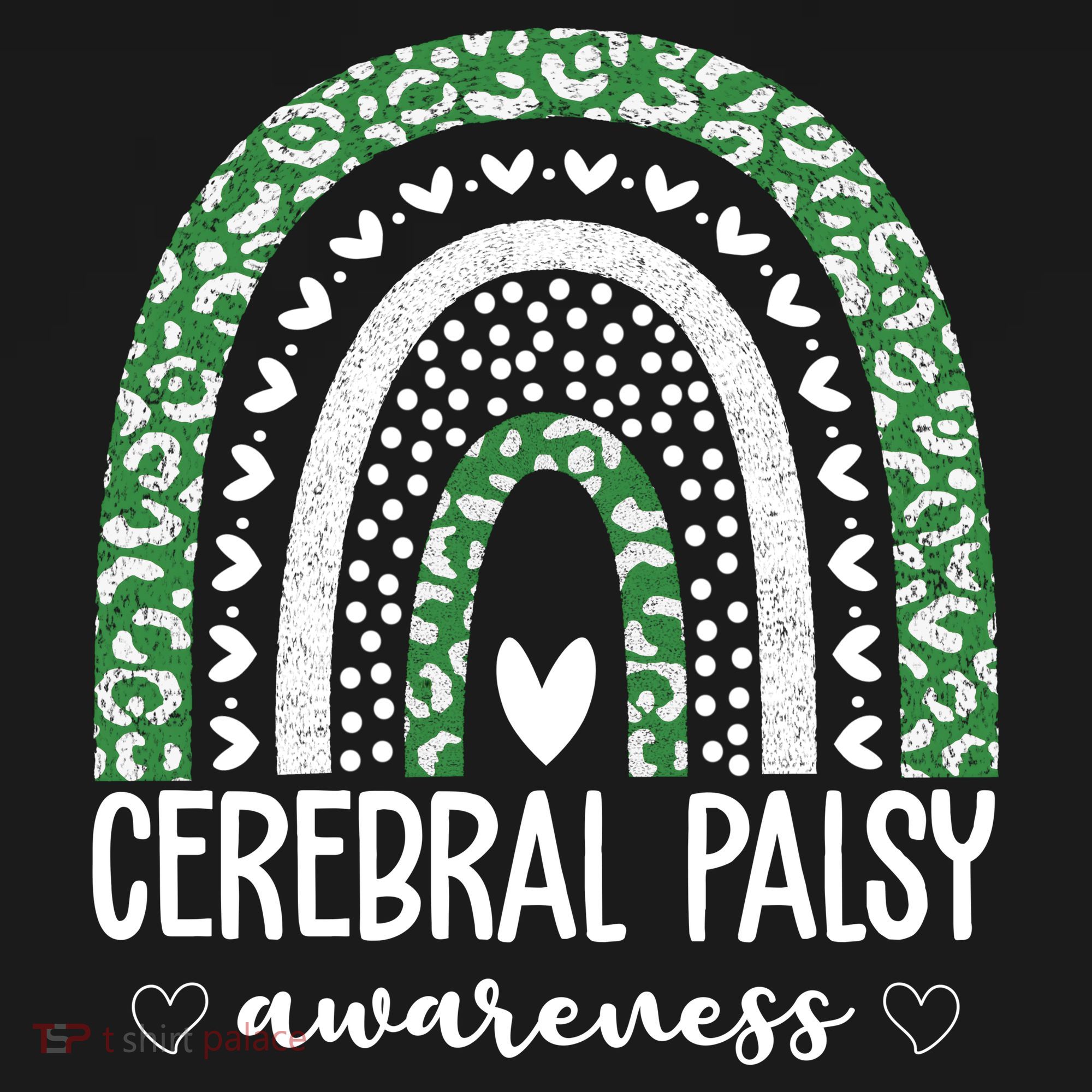 Cerebral Palsy Awareness Rainbow Toddler Hoodie