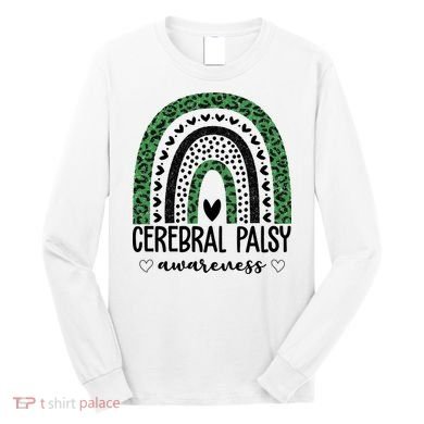 Cerebral Palsy Awareness Rainbow Long Sleeve Shirt