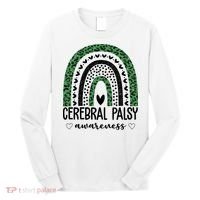 Cerebral Palsy Awareness Rainbow Long Sleeve Shirt thumb 0