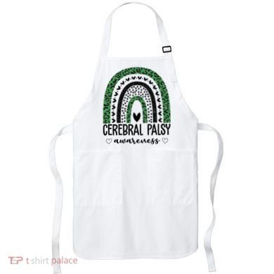 Cerebral Palsy Awareness Rainbow Apron