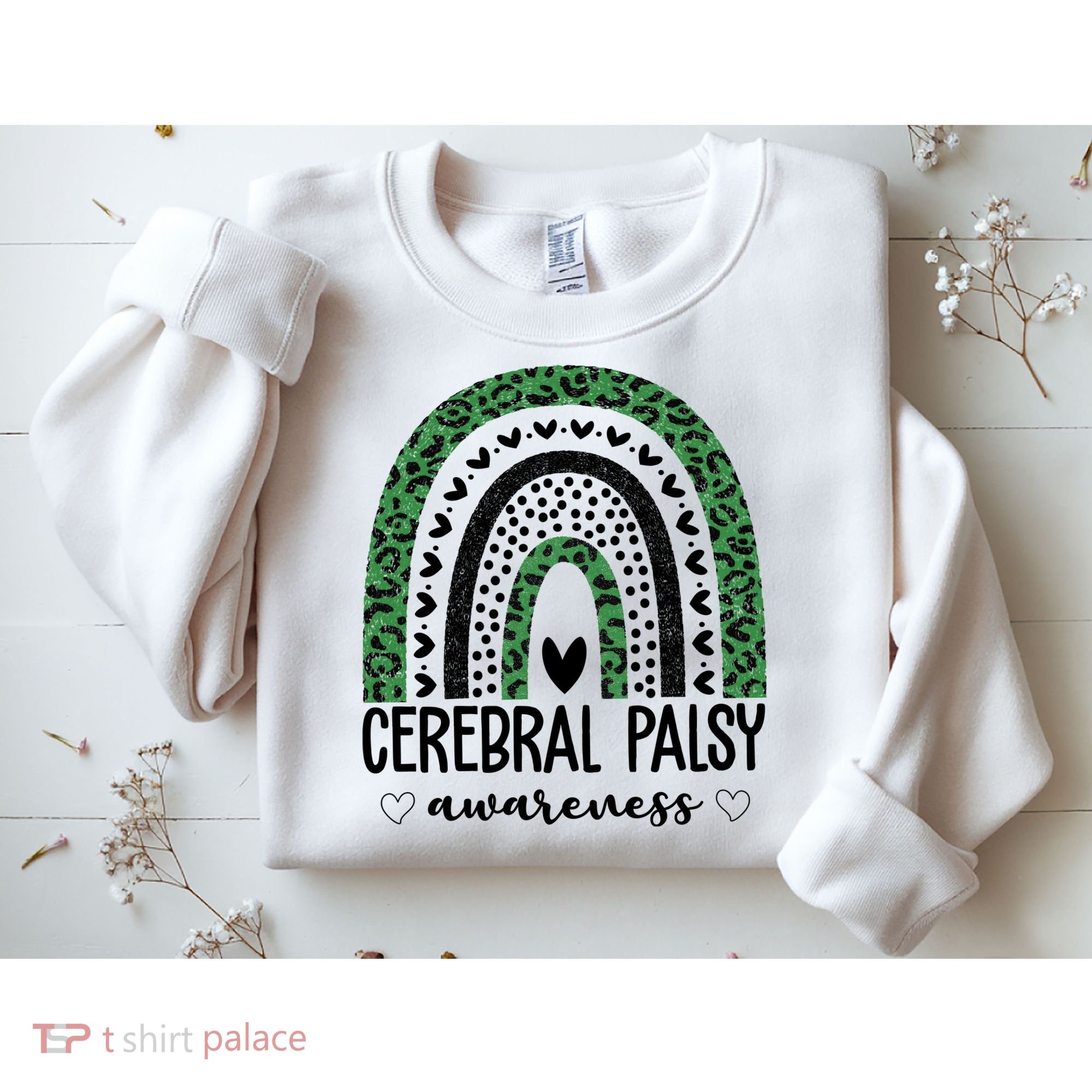 Cerebral Palsy Awareness Rainbow Sweatshirt