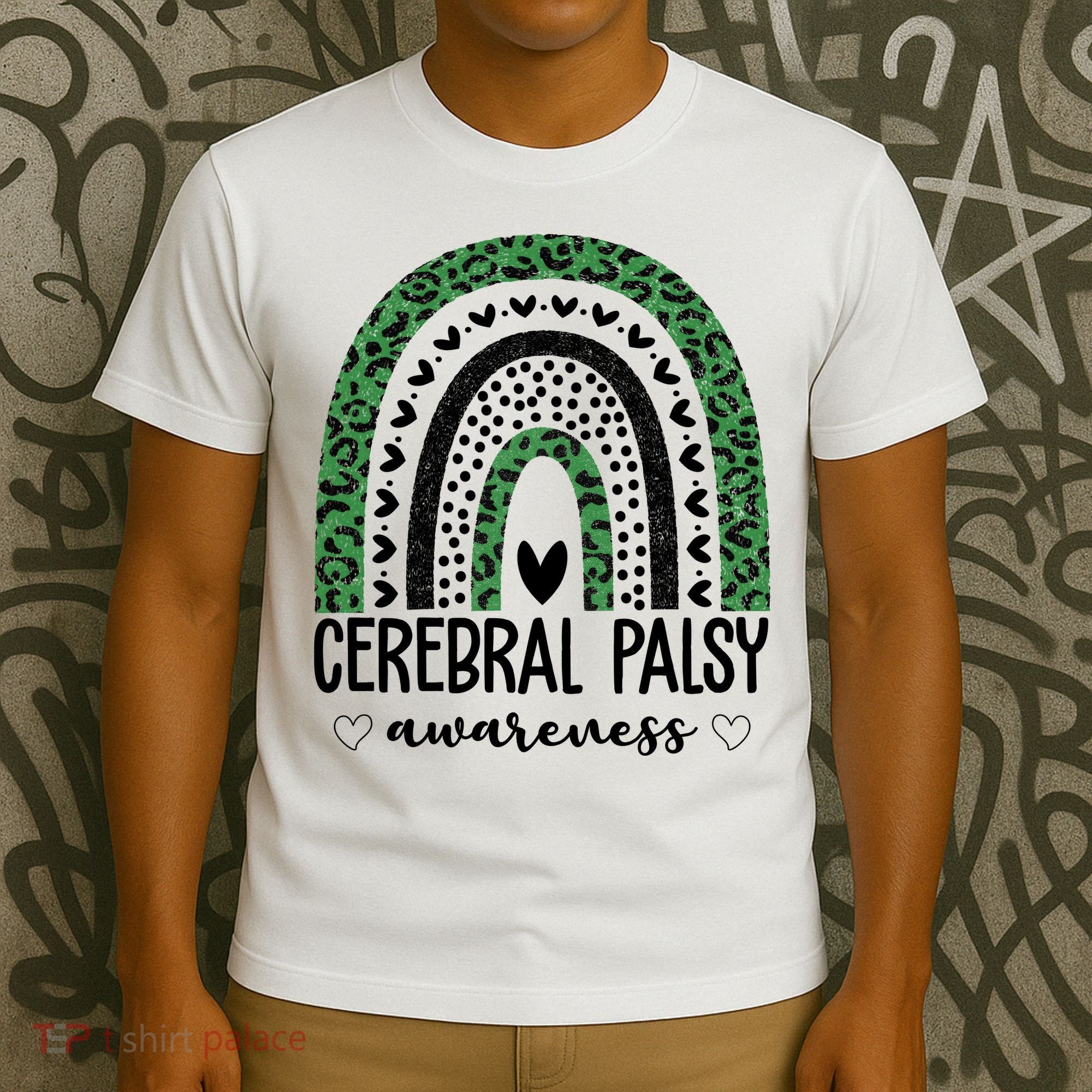 Cerebral Palsy Awareness Rainbow T-Shirt