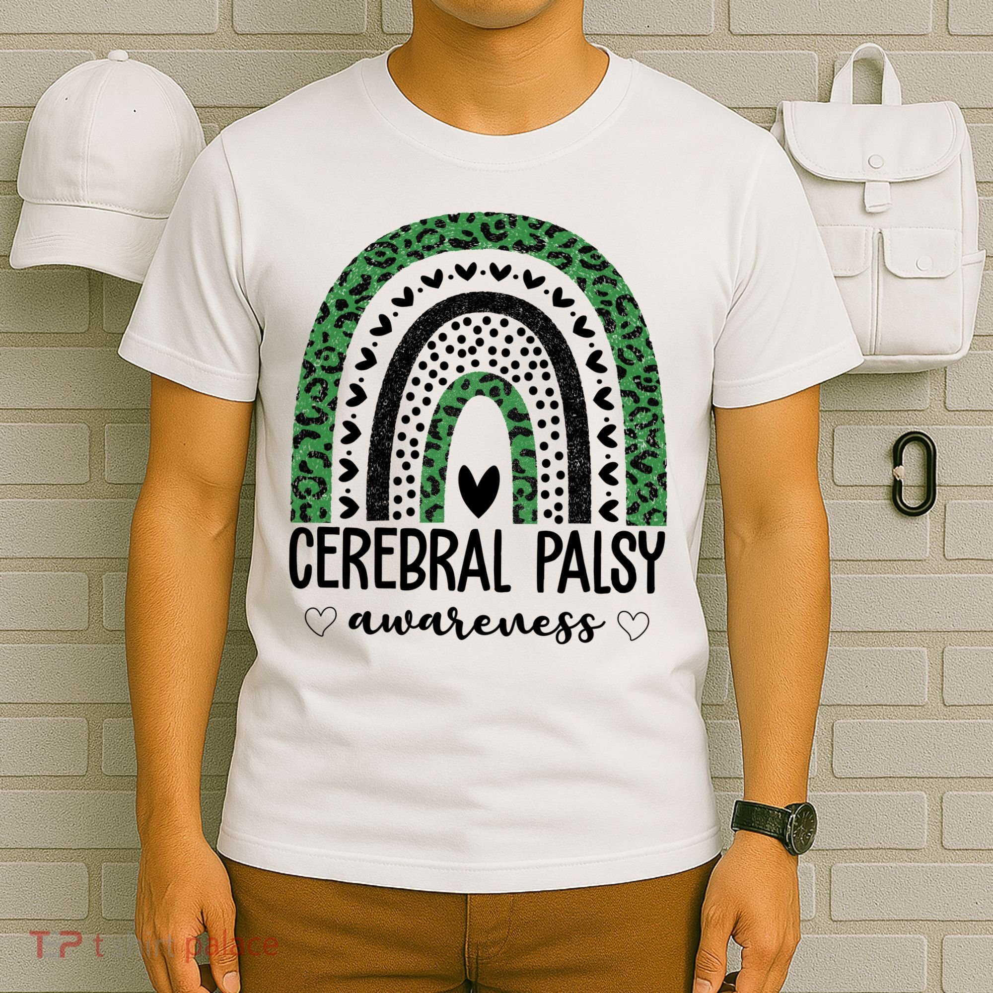 Cerebral Palsy Awareness Rainbow T-Shirt