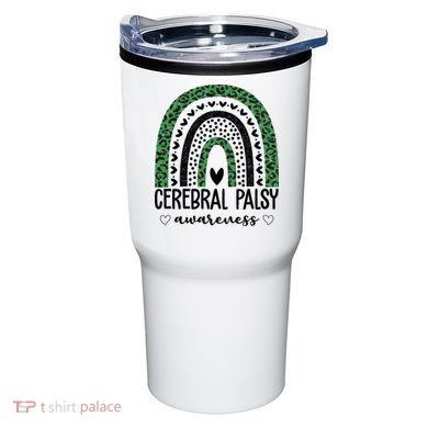 Cerebral Palsy Awareness Rainbow Tumbler
