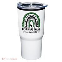 Cerebral Palsy Awareness Rainbow Tumbler thumb 0