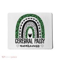 Cerebral Palsy Awareness Rainbow Mousepad thumb 0