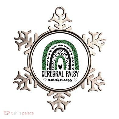 Cerebral Palsy Awareness Rainbow Ornament