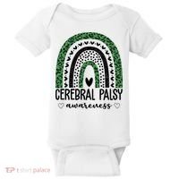 Cerebral Palsy Awareness Rainbow Baby Bodysuit thumb 0