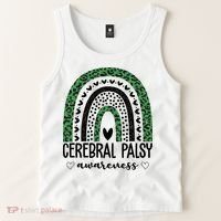 Cerebral Palsy Awareness Rainbow Tank Top thumb 2