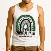 Cerebral Palsy Awareness Rainbow Tank Top thumb 3