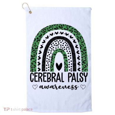 Cerebral Palsy Awareness Rainbow Golf Towel