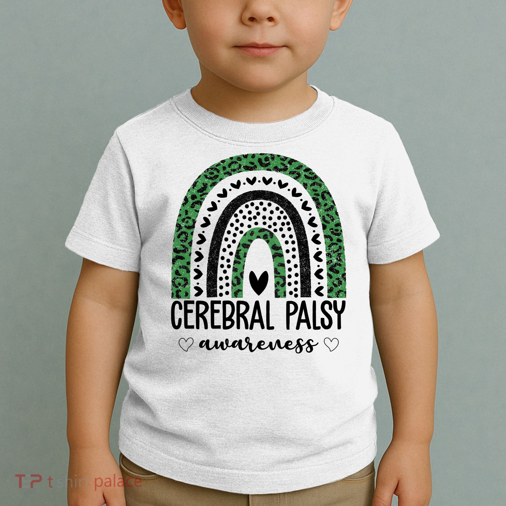 Cerebral Palsy Awareness Rainbow Toddler T-Shirt