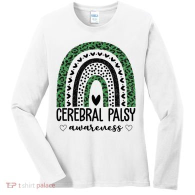 Cerebral Palsy Awareness Rainbow Women's Long Sleeve Shirt