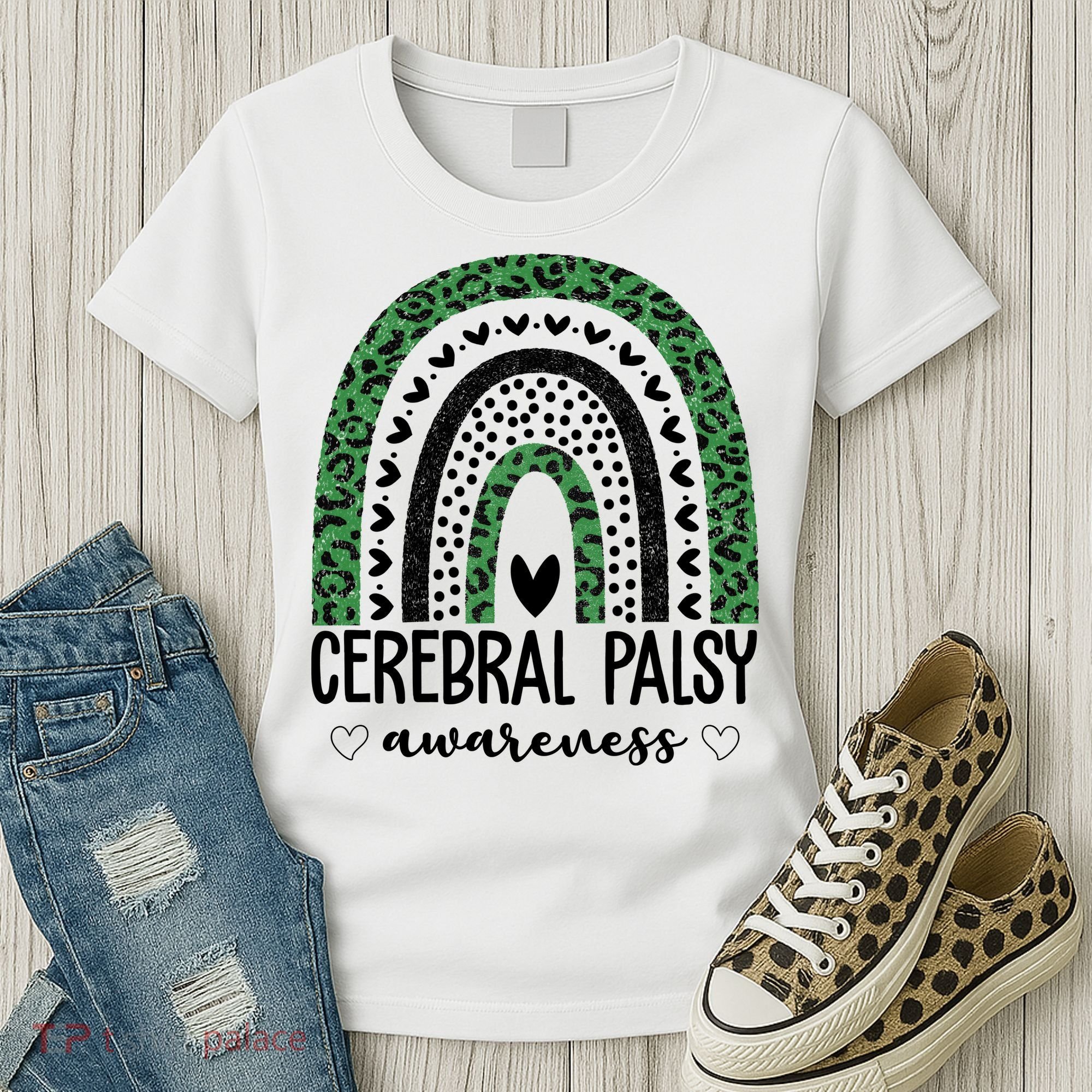 Cerebral Palsy Awareness Rainbow Women's T-Shirt