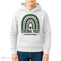 Cerebral Palsy Awareness Rainbow Kids Hoodie thumb 4
