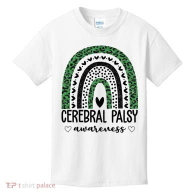 Cerebral Palsy Awareness Rainbow Kids T-Shirt