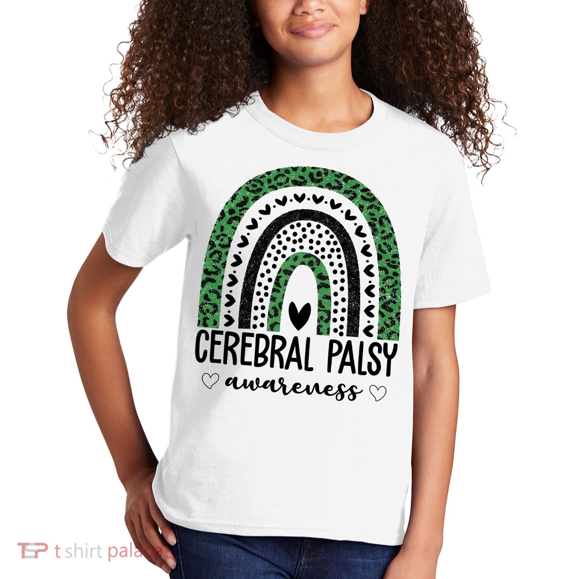 Cerebral Palsy Awareness Rainbow Kids T-Shirt