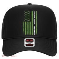 Cerebral Palsy Awareness Month American Flag Cp Gift Hat thumb 0