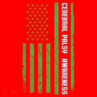 Cerebral Palsy Awareness Month American Flag Cp Gift Santa Hat thumb 1