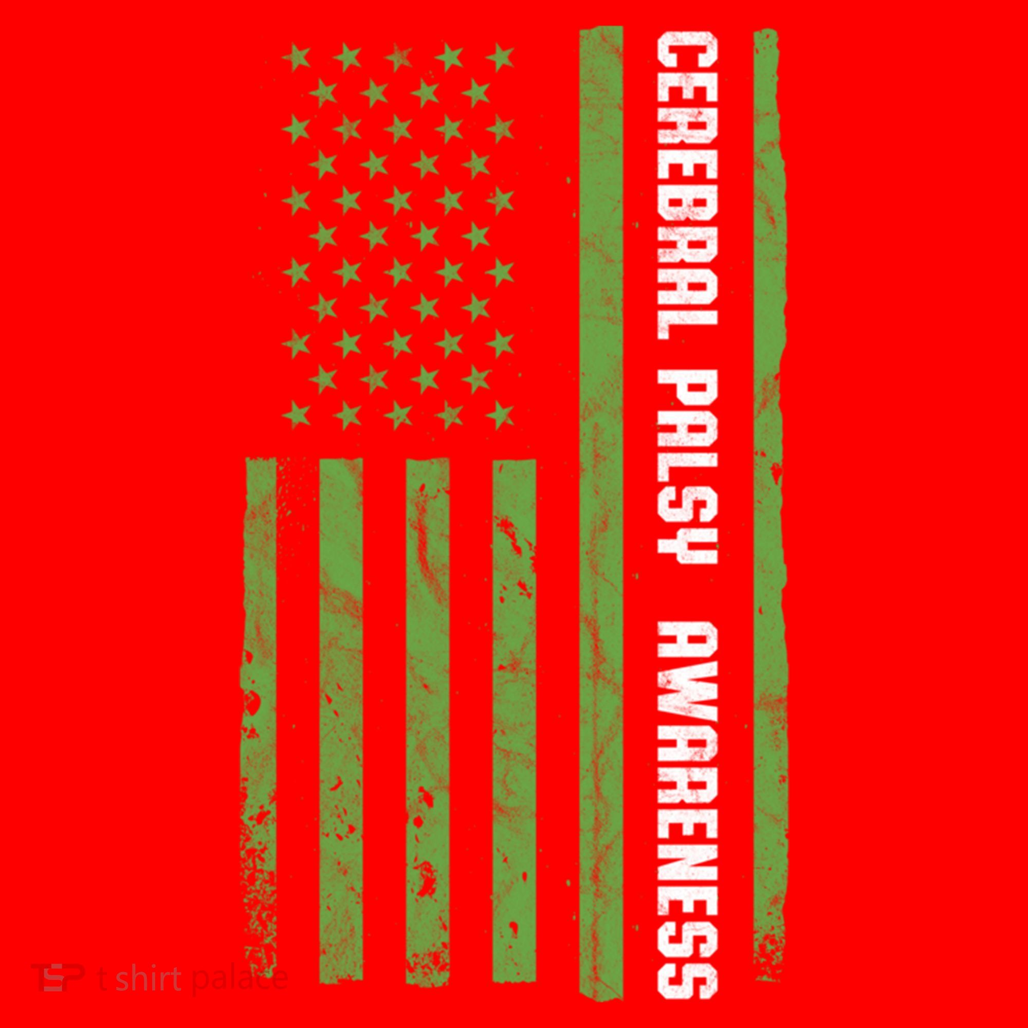 Cerebral Palsy Awareness Month American Flag Cp Gift Santa Hat