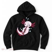Clarinet Player Axolotl Lover  Big Band Music Clarinet  Hoodie thumb 0