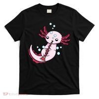 Clarinet Player Axolotl Lover  Big Band Music Clarinet  T-Shirt thumb 0